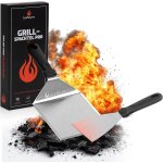 Asfasfq - lot de spatules à grill en acier inoxydable de qualité supérieure pour barbecue teppanyaki ... Asfasfq - lot de spatules à grill en acier inoxydable de qualité supérieure pour barbecue teppanyaki ...