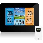 Asfasfq - station mto sans fil station de prvision numrique des couleurs thermomtre intrieur extrieur ...