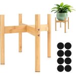 Asfasfq - support de plantes moderne du milieu du si�cle, support plantes interieur en bambou pour jardin, ...