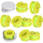 Asfasfq - swawis 11 pices fil coupe bordure bobine de fil debroussailleuse fil rotofil compatible avec ...