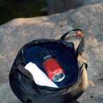 Asfasfq - syiyunran bassine pliable camping bol de d'vier - 1 pice, noir, lavage seau retractable bassin ...