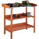 Asfasfq - table de préparation pour semis en bois avec plan de travail en métal 3 etages potager serre ... Asfasfq - table de préparation pour semis en bois avec plan de travail en métal 3 etages potager serre ...