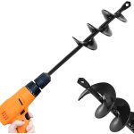 Asfasfq - tarire de jardin pour perceuse, visseuse sans fil, robuste - pour plantes, plantes et perage ...