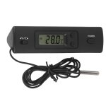 Asfasfq - thermomtre numrique intrieur extrieur filaire, compteur de temprature lectronique  affichage ...