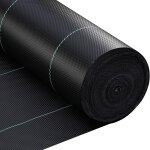 Asfasfq - toile de paillage 1ã—50m, contre les mauvais herbes en 100g / m fibres de polypropylène tissées ... Asfasfq - toile de paillage 1ã—50m, contre les mauvais herbes en 100g / m fibres de polypropylène tissées ...
