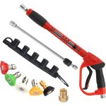 Asfasfq - tool daily ¿ pistolet de nettoyage haute pression avec rallonge de rechange, 5 embouts de buse, ... Asfasfq - tool daily ¿ pistolet de nettoyage haute pression avec rallonge de rechange, 5 embouts de buse, ...