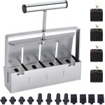 Asfasfq - transplant outil de blocage de terre manuel pour bloc de terre de 5, 1 cm, bloqueur de sol ...