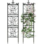 Asfasfq - treillis plante grimpante extérieur en métal: support rosier grimpant jardin treillage fleur ... Asfasfq - treillis plante grimpante extérieur en métal: support rosier grimpant jardin treillage fleur ...