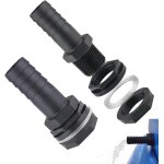 Asfasfq - trop plein cuve, 2 pcs trop plein cuve eau 1000l, raccord recuperateur d eau de pluie, kit ...