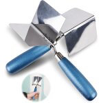 Asfasfq - truelle d'angle inoxydable: 2 pices truelle d'angle 80 x 60 mm, truelle de pltrier et de ...