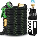 Asfasfq - tuyau d'arrosage extensible 15m léger - 10 modes de pulvérisation, raccords en cuivre antifuite ... Asfasfq - tuyau d'arrosage extensible 15m léger - 10 modes de pulvérisation, raccords en cuivre antifuite ...