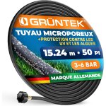 Asfasfq - tuyau microporeux arrosage goutte  goutte de 15, 24 m avec connecteur de 1, 2 cm, diamtre ...