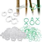 Asfasfq - tyxhxtf 130 pices clips de jardin pour plantes grimpantes support tuteur vigne fixation accessoires ...