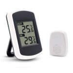 Asfasfq - ulable lcd digital thermomtre sans fil pour intrieur ou extrieur mini capteur de temprature ...