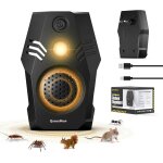 Asfasfq - ultrason souris d'intrieur, repulsif souris  brancher, 4 modes et deux options d'alimentation ...