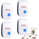 Asfasfq - ultrason souris et rats, 4 pack repulsif souris ultrason anti rongeur, intérieur anti moustique ... Asfasfq - ultrason souris et rats, 4 pack repulsif souris ultrason anti rongeur, intérieur anti moustique ...