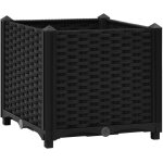 Asfasfq - vidaxl lit surlev jardinire bac  fleurs pot de plantes lit de plantation jardin balcon ...