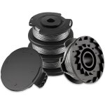 Asfasfq - viilich 4 bobine rechange pour coupe bordure, pour bosch art 23 sl / art 26 sl / art 2300 / ...