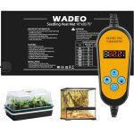 Asfasfq - wadeo tapis chauffant pour semis, tapis adjustable chauffage avec contrleur de thermostat ...