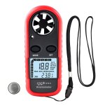 Asfasfq - wintact jauge de compteur de vitesse du vent portable anmomtre, anmomtre de temprature ...