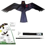 Asfasfq - yomyay simule par cerf - volant repulsif pour oiseaux repulsif pigeon kit anti - oiseaux epouvantail ...