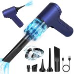 Aspirateur  main, aspirateur sans fil mini aspirateur  forte aspiration, puissant aspirateur  main ...