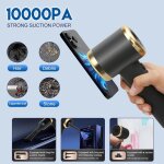 Aspirateur à main sans fil avec sac, puissance d'aspiration 10 000 pa avec batteries de 4000 mah, cyclonique ... Aspirateur à main sans fil avec sac, puissance d'aspiration 10 000 pa avec batteries de 4000 mah, cyclonique ...