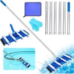 Aspirateur piscine manuel, balai aspirateur piscine, kit nettoyage piscine, 2. 1m manche telescopique ... Aspirateur piscine manuel, balai aspirateur piscine, kit nettoyage piscine, 2. 1m manche telescopique ...