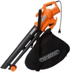 Aspirateur souffleur broyeur 3 en 1 - sac 45 litres - feuilles papiers branches - 3000w - jardin extrieur ...