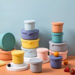 Assiette a collation cr�ative d'assaisonnement, vaisselle de table, vinaigre, fruits, dessert, plats ...