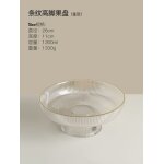 Assiette de fruits en verre grand salon table basse ménage collations transparentes assiette de bonbons ... Assiette de fruits en verre grand salon table basse ménage collations transparentes assiette de bonbons ...