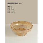 Assiette de fruits en verre haut salon table basse ménage collations transparentes assiette de bonbons ... Assiette de fruits en verre haut salon table basse ménage collations transparentes assiette de bonbons ...