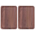 Assiette en noyer, plats à fruits, service en bois, plateau à thé, dessert, accessoires de cuisine, 2 ... Assiette en noyer, plats à fruits, service en bois, plateau à thé, dessert, accessoires de cuisine, 2 ...
