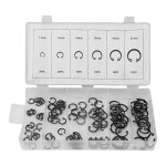 Assortiment de circlips pour bagues de retenue à pression, 100 pièces, 11mm - 21mm, 6 tailles avec boîte ... Assortiment de circlips pour bagues de retenue à pression, 100 pièces, 11mm - 21mm, 6 tailles avec boîte ...