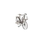 Atmosphera - porte - plantes v�lo m�tal et bois h59cm cr�ateur d'int�rieur