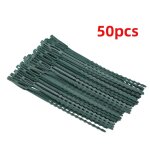 Attaches pour plantes en plastique, 50 / 100 pièces, fixation réutilisable, kit de culture pour serre, ... Attaches pour plantes en plastique, 50 / 100 pièces, fixation réutilisable, kit de culture pour serre, ...