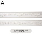 Autocollants muraux en mousse auto - adhésifs 3d, papier peint imperméable pour plinthe, bordure, décor ... Autocollants muraux en mousse auto - adhésifs 3d, papier peint imperméable pour plinthe, bordure, décor ...
