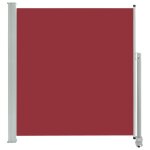 Auvent paravent store brise - vue latral rtractable de patio jardin terrasse balcon protection visuelle ...