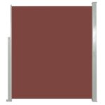 Auvent paravent store brise - vue latral rtractable de patio jardin terrasse balcon protection visuelle ...