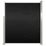 Auvent paravent store brise - vue latral rtractable de patio jardin terrasse balcon protection visuelle ...