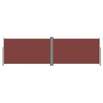 Auvent paravent store brise - vue latral rtractable de patio jardin terrasse balcon protection visuelle ...
