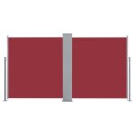 Auvent paravent store brise - vue latral rtractable de patio jardin terrasse balcon protection visuelle ...