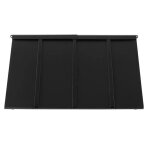 Auvent de porte d'entrée - duoku - 112, 5x61 cm - marquise de porte extérieure métal - cadre acier - ... Auvent de porte d'entrée - duoku - 112, 5x61 cm - marquise de porte extérieure métal - cadre acier - ...
