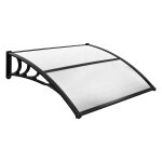 Auvent porte d'entree protection solaire upf50 + marquise de porte et fentre extrieur plaque en polycarbonat ...