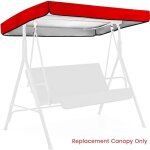 Auvent de remplacement imperméable de 2 a 3 places, housse de balançoire d'extérieur pour jardin, hamac ... Auvent de remplacement imperméable de 2 a 3 places, housse de balançoire d'extérieur pour jardin, hamac ...