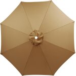 Auvent de remplacement pour parasol 3. 5m / 3. 0m / 2. 8m / 2. 7m / 2. 5m / 2. 3m / 2m 6 / 8 baleines, ...