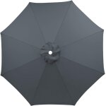 Auvent de remplacement pour parasol 3. 5m / 3. 0m / 2. 8m / 2. 7m / 2. 5m / 2. 3m / 2m 6 / 8 baleines, ...