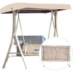 Auvent de remplacement universel pour balancelle - toit en tissu oxford 210d impermable, rsistant aux ...