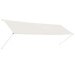 Auvent rtractable 400x150 cm crme