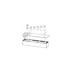 Axe carr� rallong� de 25mm - dorma - 45200407